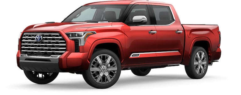 2022 Toyota Tundra Capstone in Supersonic Red | Cobb County Toyota in Kennesaw GA