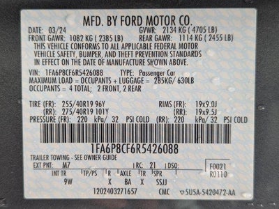 2024 Ford Mustang GT Premium