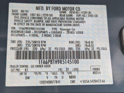 2024 Ford Mustang EcoBoost