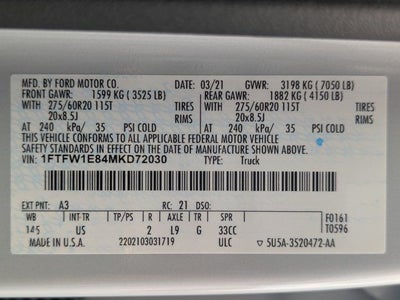 2021 Ford F-150 XLT