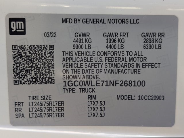 2022 Chevrolet Silverado 2500HD Work Truck