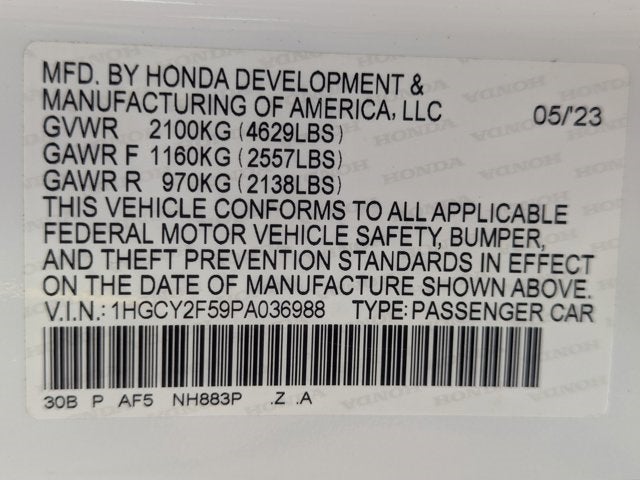 2023 Honda Accord Hybrid Sport