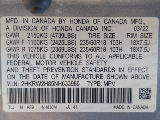 2022 Honda CR-V EX-L