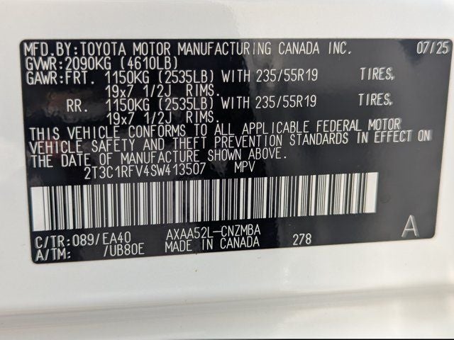 2025 Toyota RAV4 XLE Premium