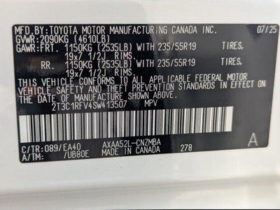 2025 Toyota RAV4 XLE Premium
