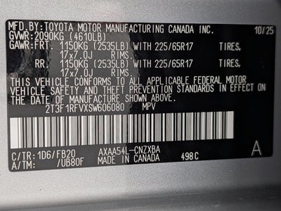 2025 Toyota RAV4 LE