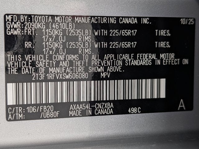 2025 Toyota RAV4 LE