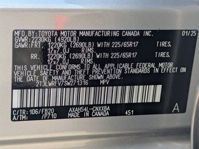 2025 Toyota RAV4 Hybrid LE
