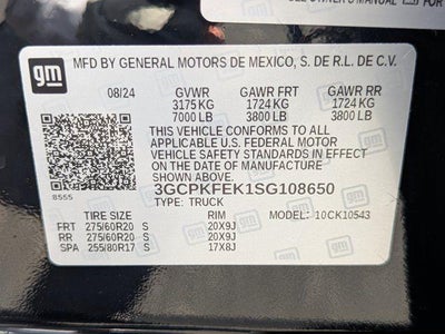 2025 Chevrolet Silverado 1500 LT Trail Boss