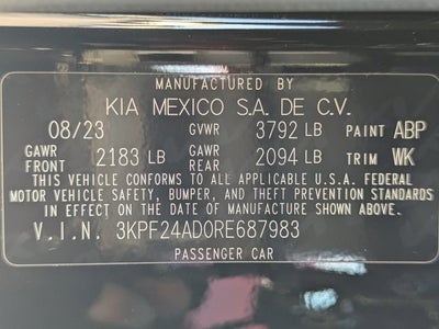 2024 Kia Forte LX
