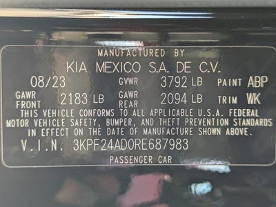 2024 Kia Forte LX