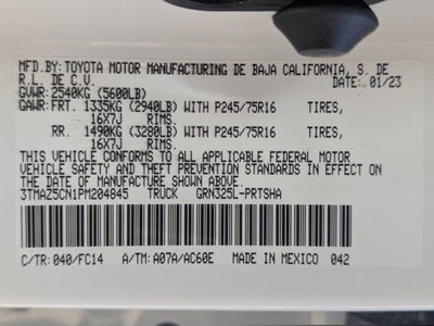 2023 Toyota Tacoma SR5 V6