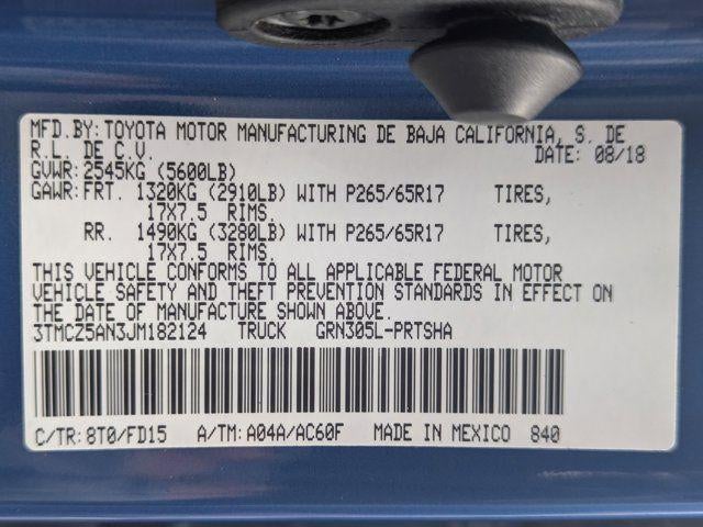 2018 Toyota Tacoma TRD Sport V6