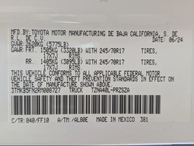 2024 Toyota Tacoma SR5