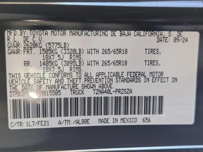 2024 Toyota Tacoma TRD Sport