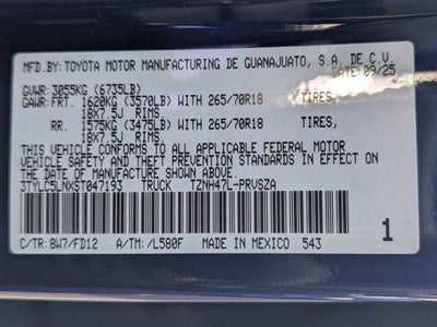 2025 Toyota Tacoma Hybrid TRD Off Road