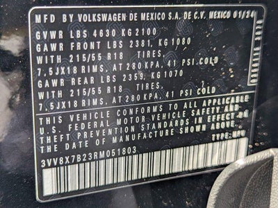 2024 Volkswagen Taos 1.5T S