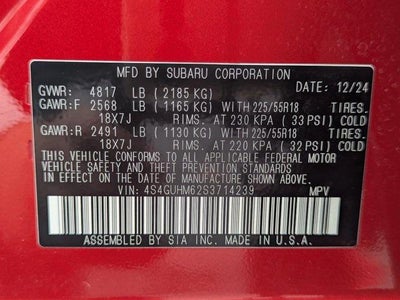 2025 Subaru Crosstrek Limited