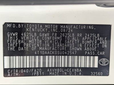 2025 Toyota Camry LE