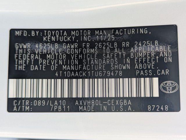 2026 Toyota Camry XLE