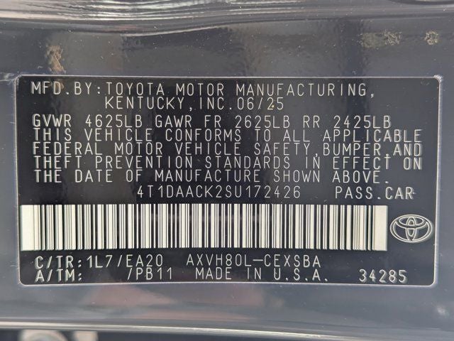 2025 Toyota Camry SE