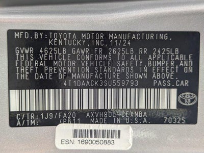 2025 Toyota Camry LE