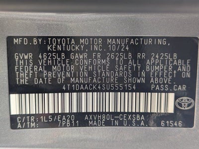 2025 Toyota Camry SE