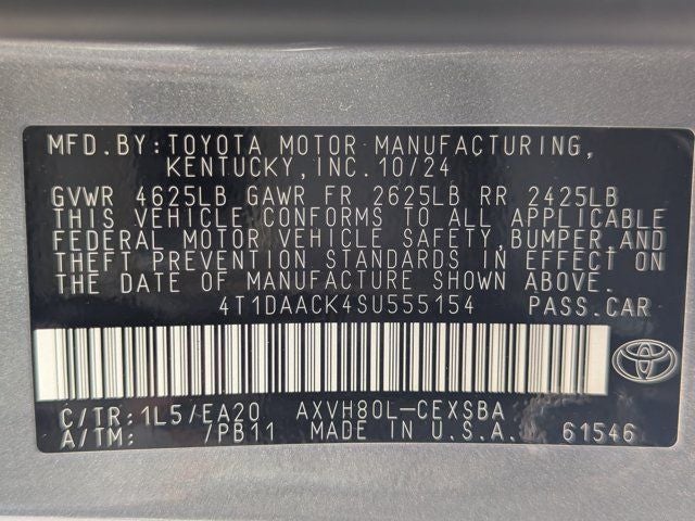 2025 Toyota Camry SE