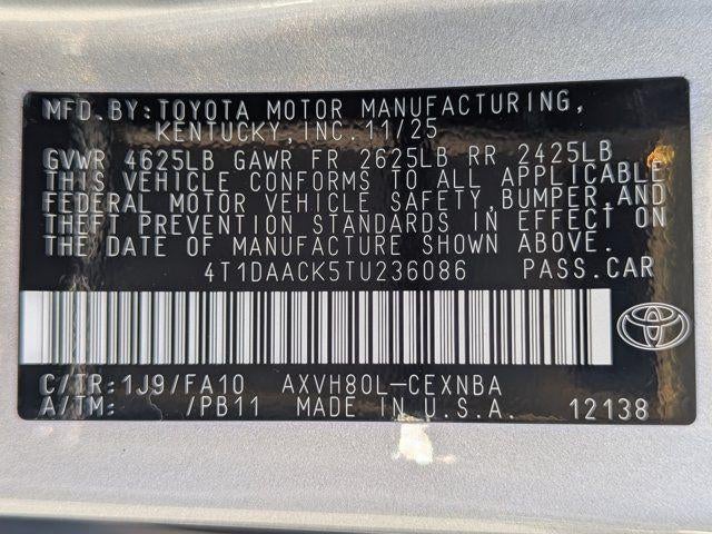 2026 Toyota Camry LE