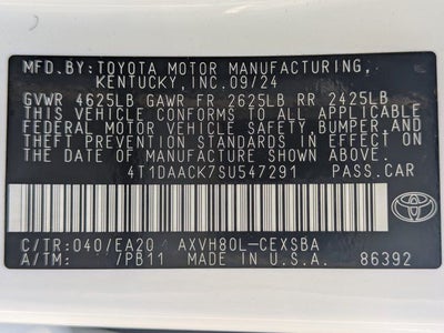 2025 Toyota Camry SE