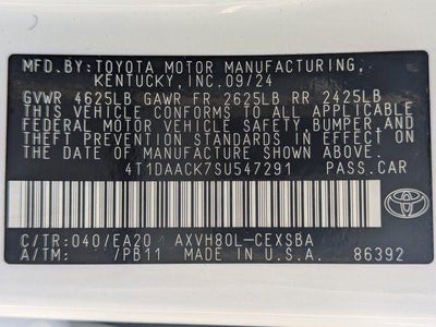 2025 Toyota Camry SE
