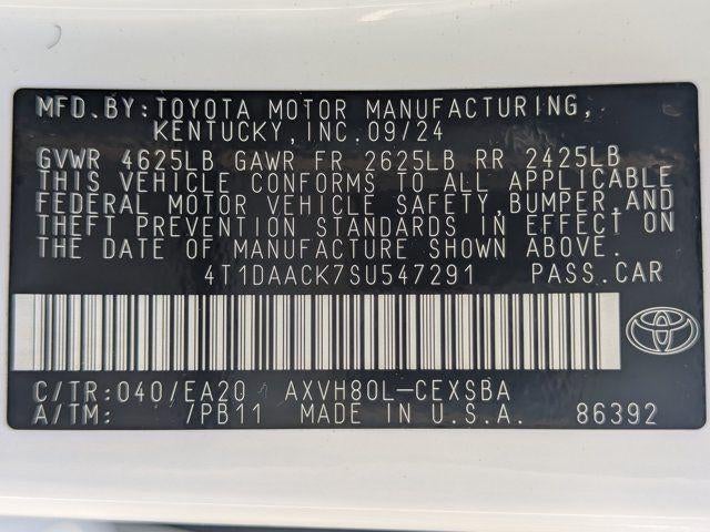 2025 Toyota Camry SE