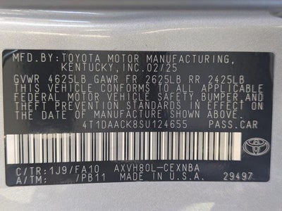 2025 Toyota Camry LE