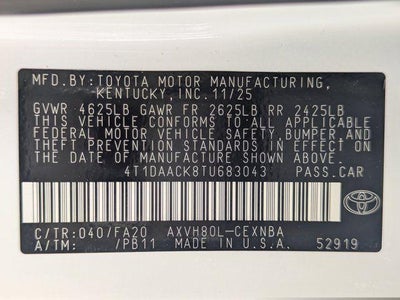 2026 Toyota Camry LE