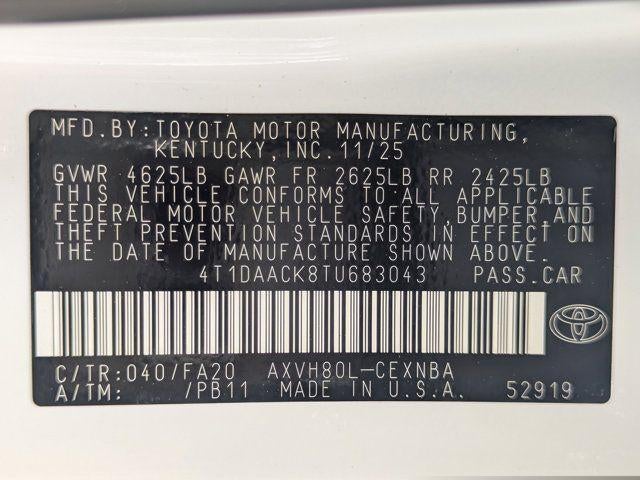 2026 Toyota Camry LE