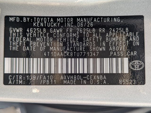 2026 Toyota Camry LE