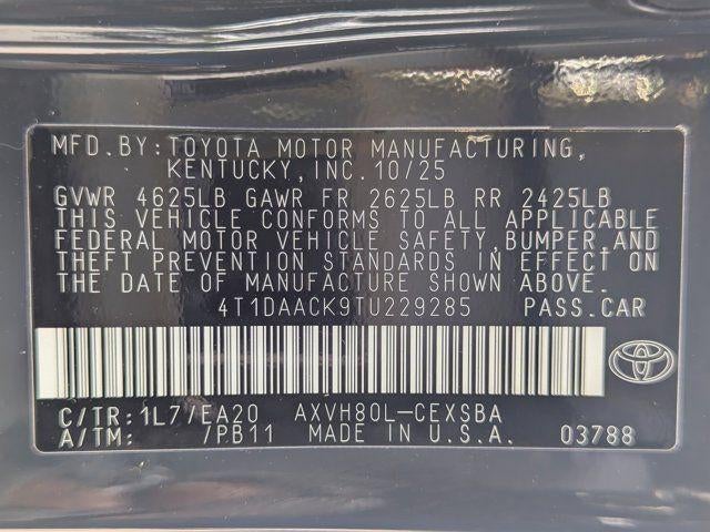 2026 Toyota Camry SE