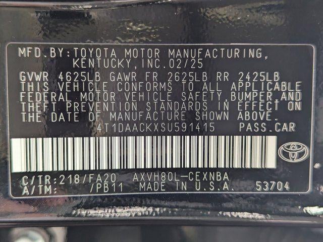 2025 Toyota Camry LE