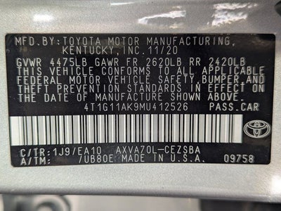 2021 Toyota Camry SE