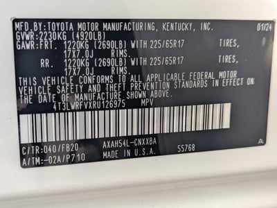 2024 Toyota RAV4 Hybrid LE