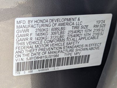 2025 Acura MDX Type S w/Advance Package SH-AWD