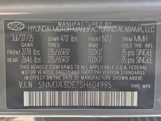 2025 Hyundai Tucson SE