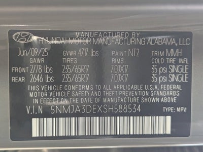 2025 Hyundai Tucson SE