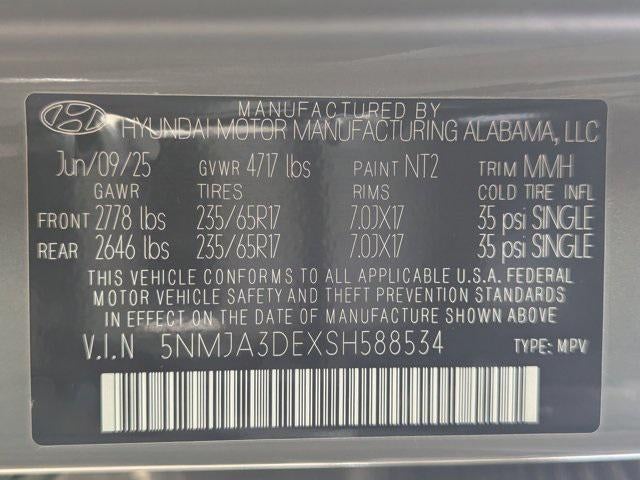 2025 Hyundai Tucson SE