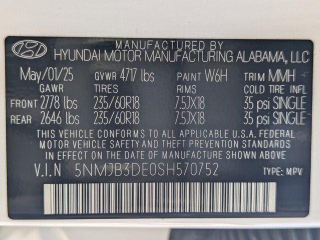 2025 Hyundai Tucson SEL