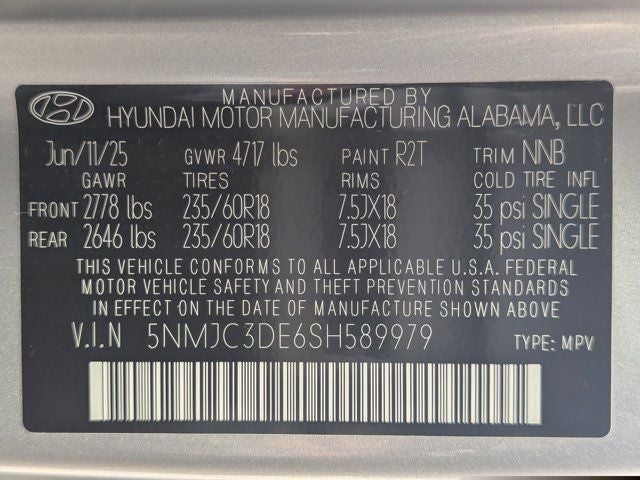 2025 Hyundai Tucson SEL Convenience