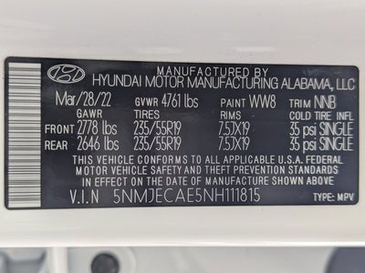 2022 Hyundai Tucson Limited