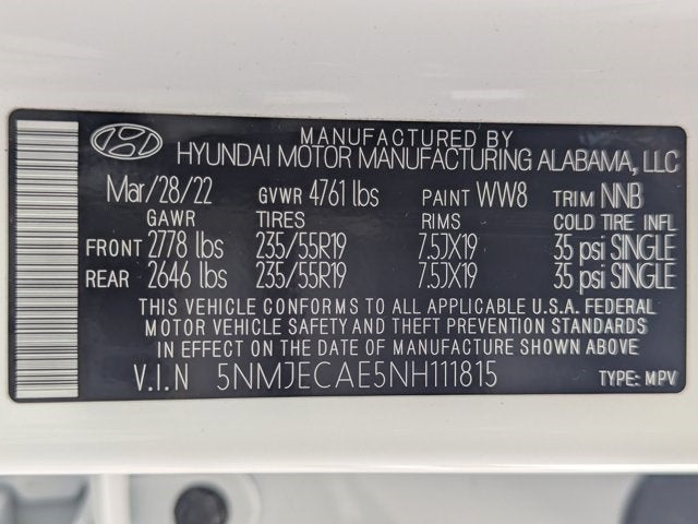 2022 Hyundai Tucson Limited