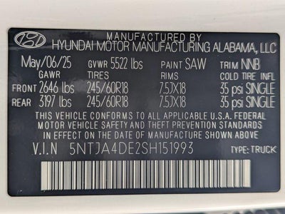 2025 Hyundai Santa Cruz SE