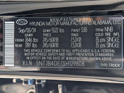 2025 Hyundai Santa Cruz SEL